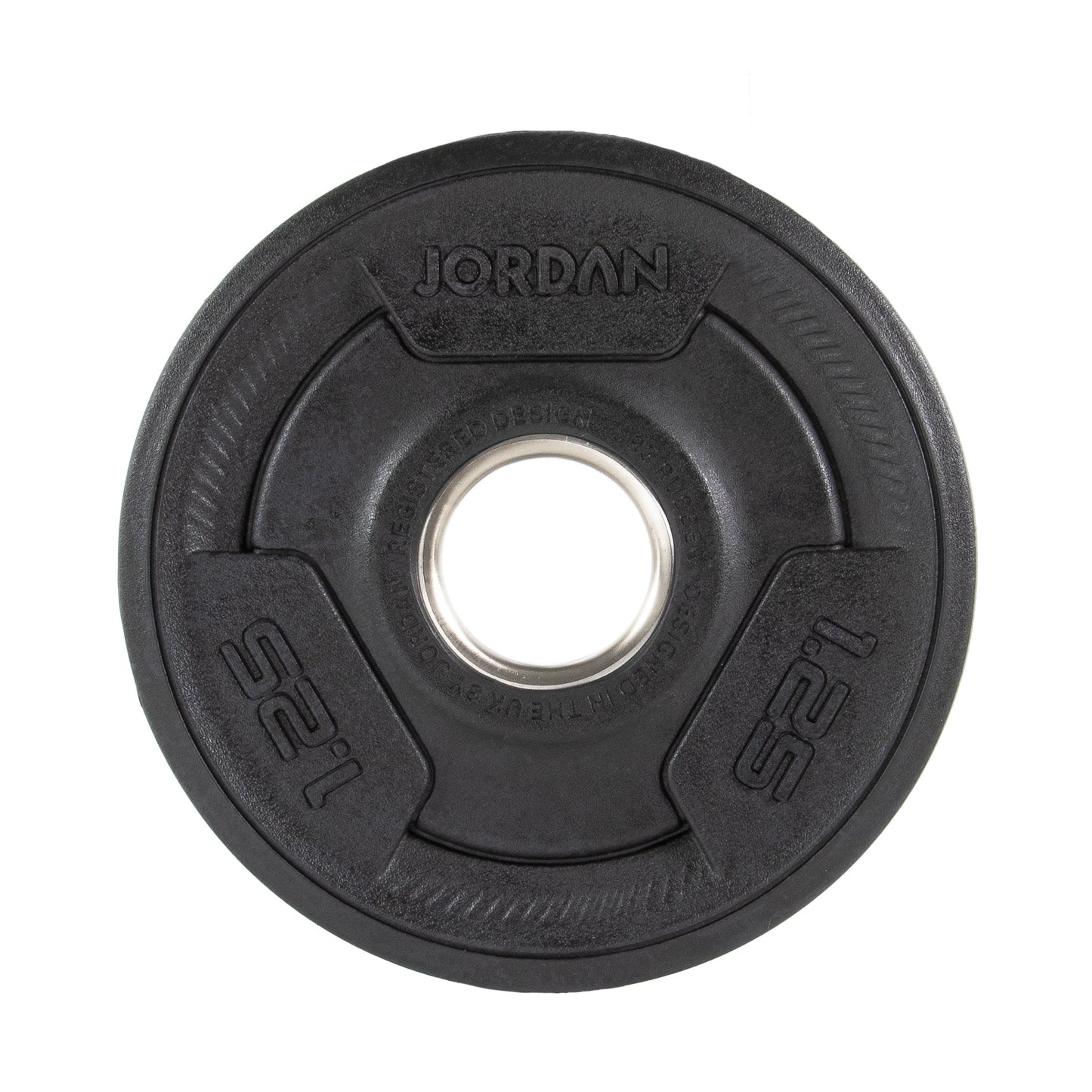 JORDAN® Rubber Tri-Grip Olympic Weight Plates - NEW DESIGN