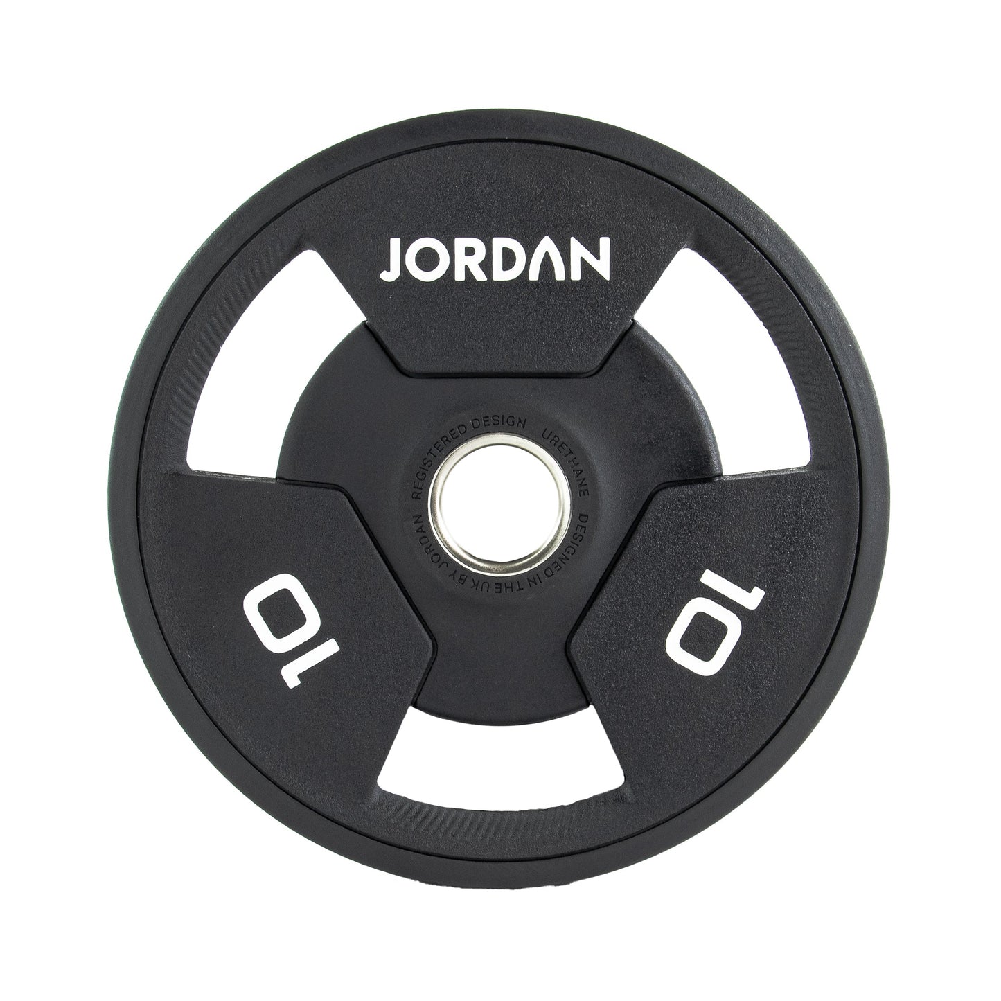 JORDAN® Urethane Tri-Grip Olympic Plates - NEW DESIGN