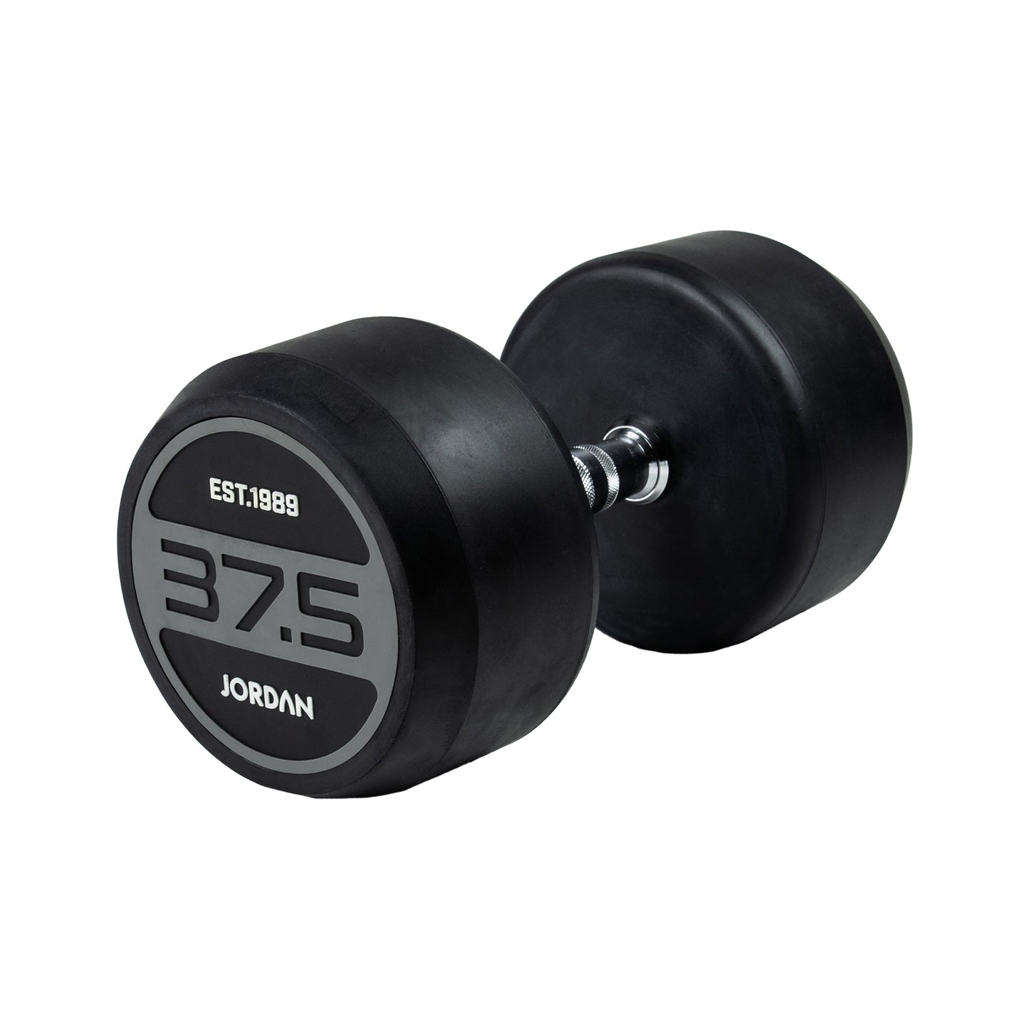 JORDAN® Rubber Dumbbells - Up to 50kg (Grey)