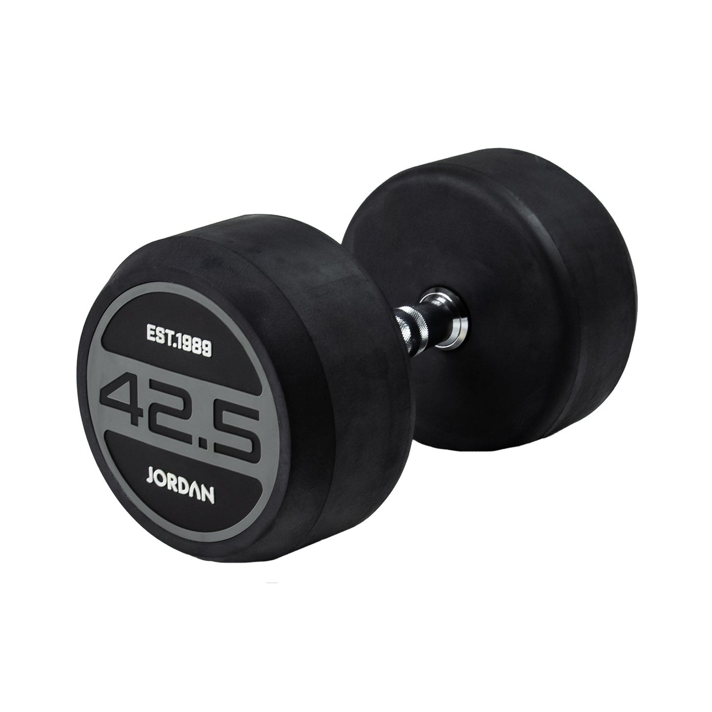 JORDAN® Rubber Dumbbells - Up to 50kg (Grey)