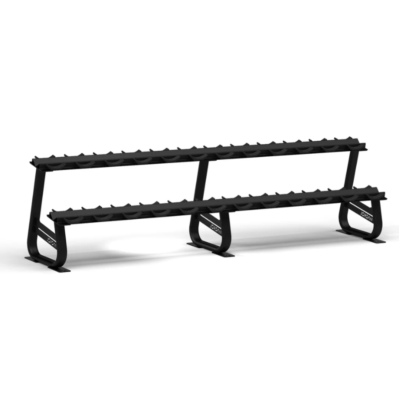 JORDAN® Horizontal Dumbbell Racks (S-Series)