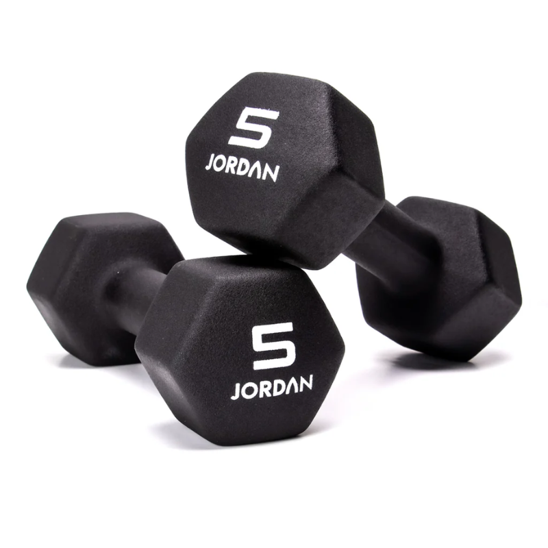 JORDAN® Neoprene Studio Hex Dumbbells & Sets