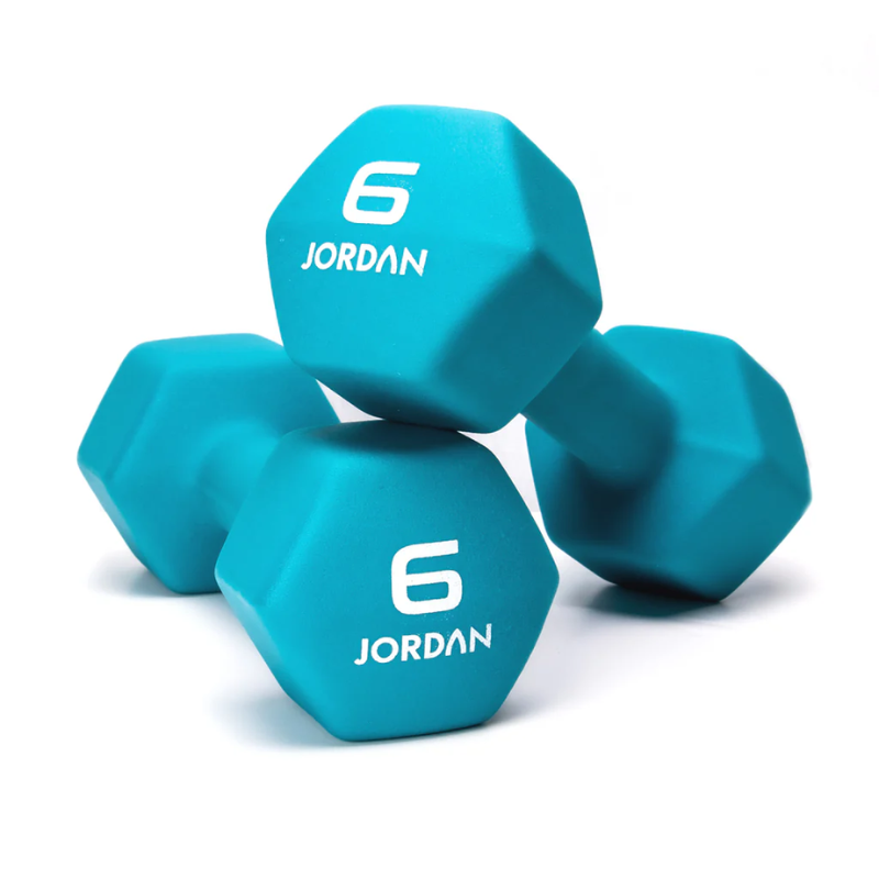 JORDAN® Neoprene Studio Hex Dumbbells & Sets