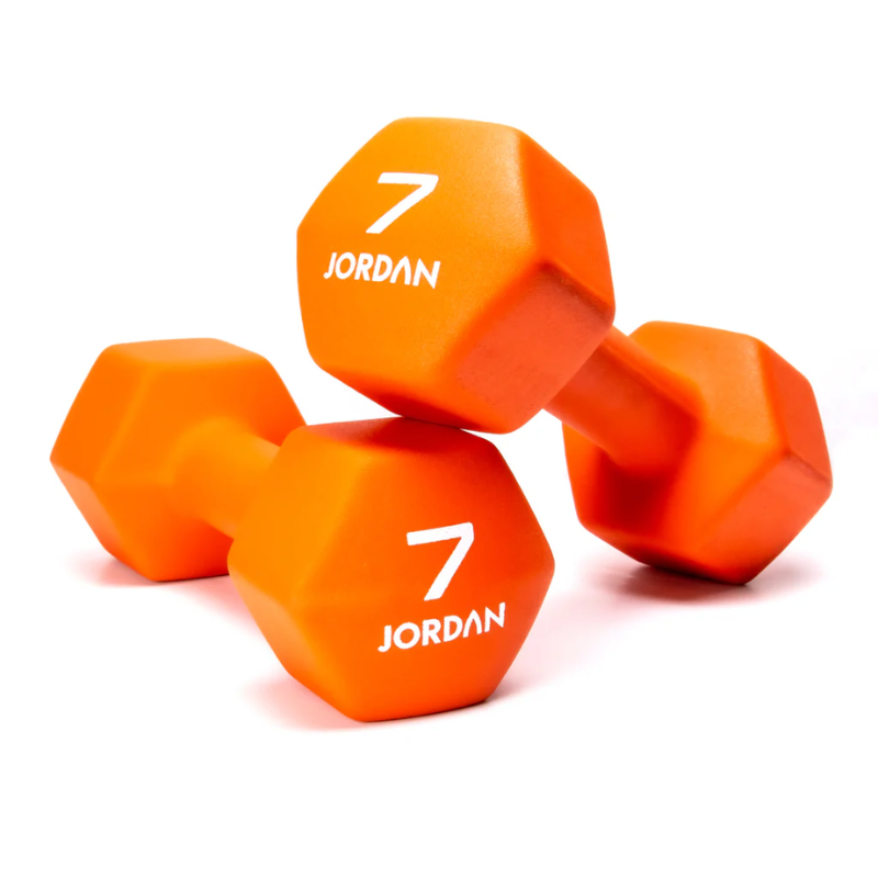 JORDAN® Neoprene Studio Hex Dumbbells & Sets