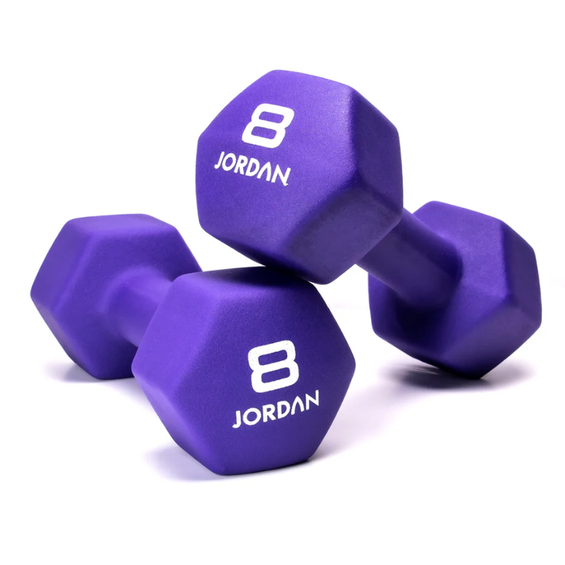 JORDAN® Neoprene Studio Hex Dumbbells & Sets