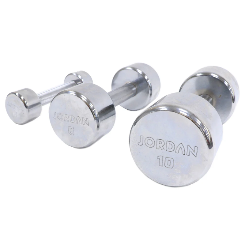 JORDAN® Chrome Dumbbells - Up to 20kg