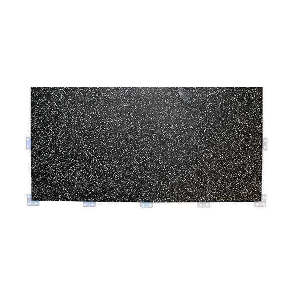 30mm Premium Black Rubber Tile (1m x 0.5m / Grey Fleck)