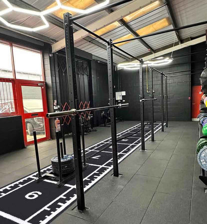 10m x 1.5m Sprint Track (Full Line Markings) – Black