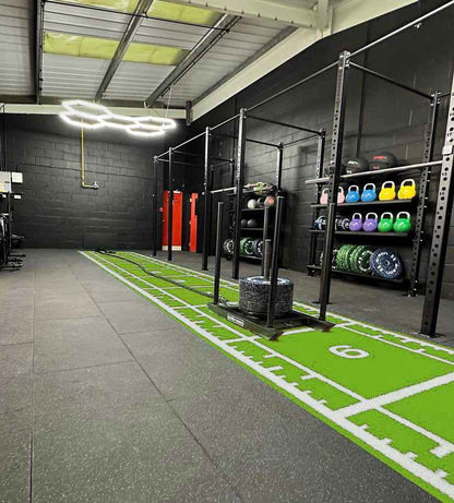 10m x 1.5m Sprint Track (Full Line Markings) – Green