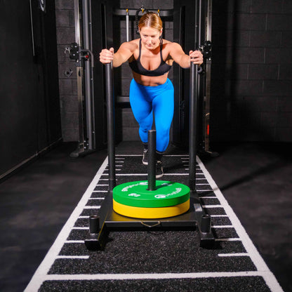 30mm Black Premium Sled Track Turf Tile 1x1m