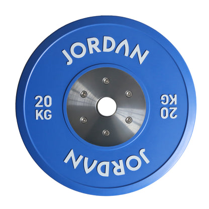 JORDAN® Coloured Rubber Calibrated Competition Weight Plate - NEW DESIGN