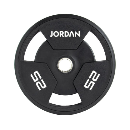JORDAN® Urethane Tri-Grip Olympic Plates - NEW DESIGN