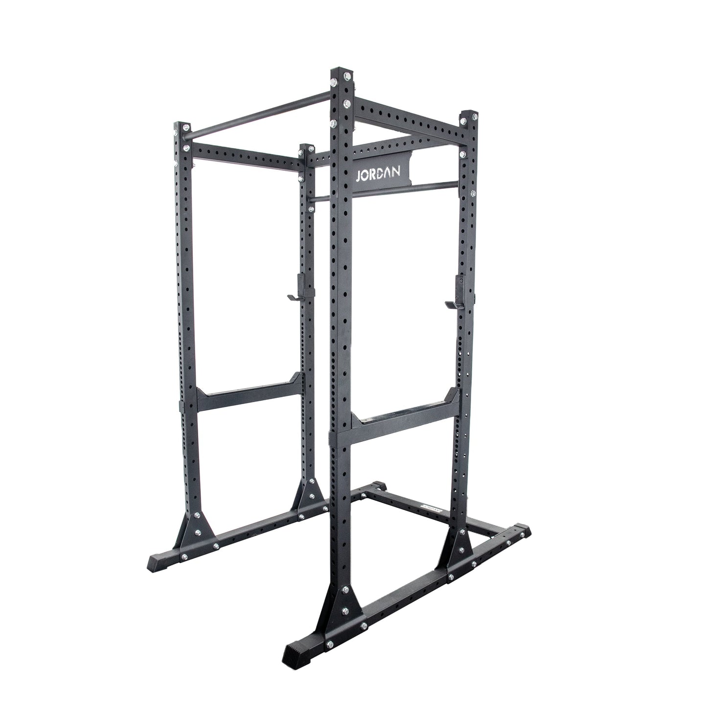 JORDAN® HELIX Freestanding Power Rack [LTR] with J-Hooks & Safety Bar
