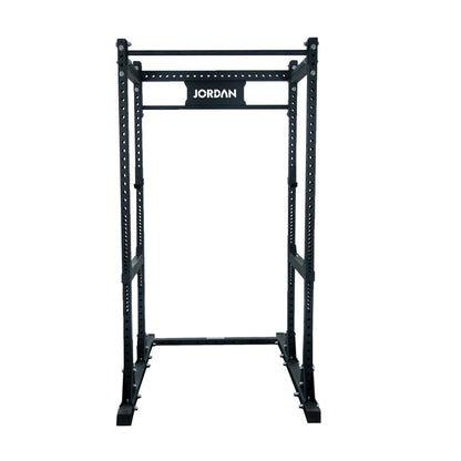JORDAN® HELIX Freestanding Power Rack [LTR] with J-Hooks & Safety Bar