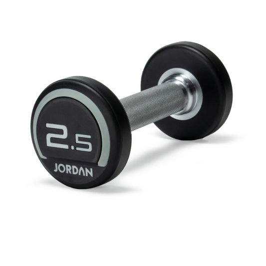 JORDAN® Urethane Dumbbells - Up to 50kg (Grey)