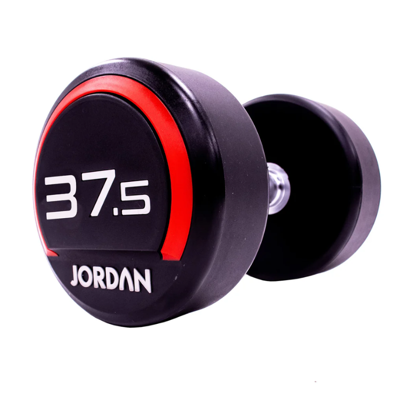 JORDAN® Urethane Dumbbells - Up to 50kg (Red)
