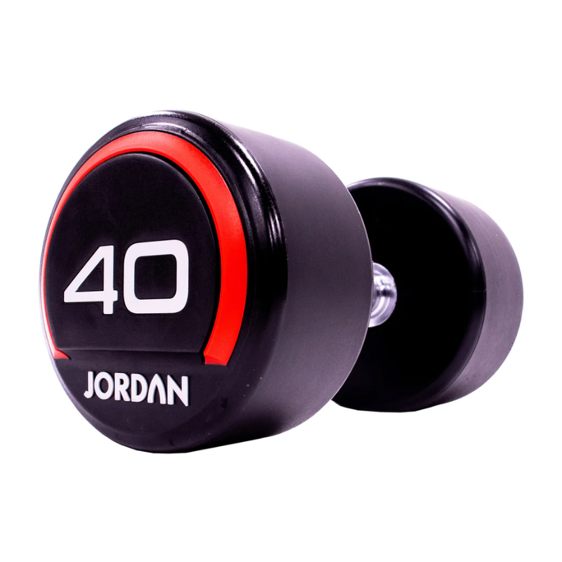 JORDAN® Urethane Dumbbells - Up to 50kg (Red)