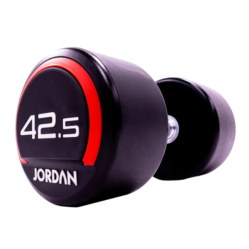 JORDAN® Urethane Dumbbells - Up to 50kg (Red)