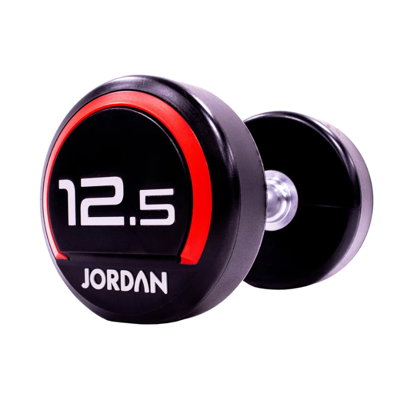 JORDAN® Urethane Dumbbells - Up to 50kg (Red)