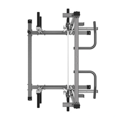 Pro Series Plate Loaded, Half Cage Smith Machine
