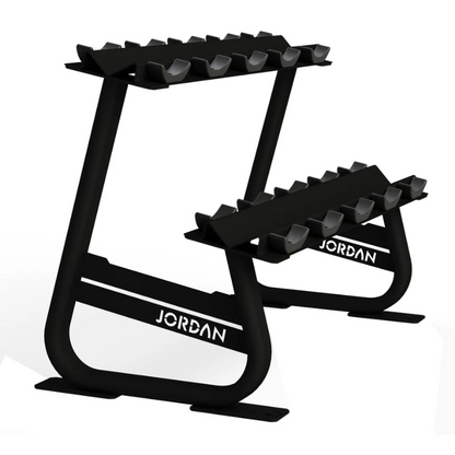 JORDAN® Horizontal Dumbbell Racks (S-Series)
