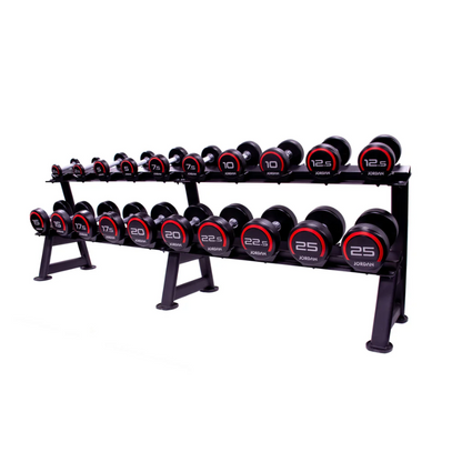 JORDAN® 10 Pair Dumbbell Rack (2 tier)