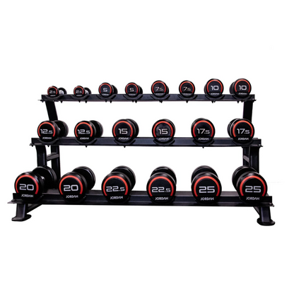 JORDAN® 10 Pair Dumbbell Rack (3 tier)