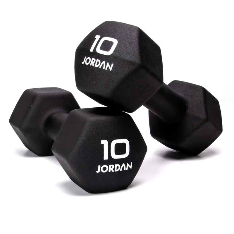 JORDAN® Neoprene Studio Hex Dumbbells & Sets