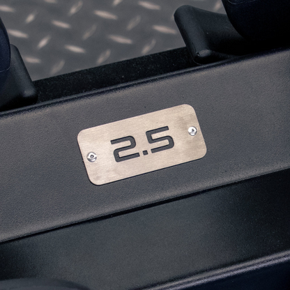 JORDAN® 10 Pair, 2 Tier Dumbbell Rack including Weight Labels (Oval Frame)