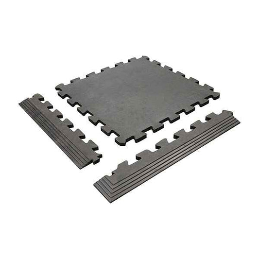 Rubber Interlocking Gym Floor